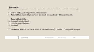 Haplotype Analysis and Detection of Haplotype Blocks Using SNP Data ...