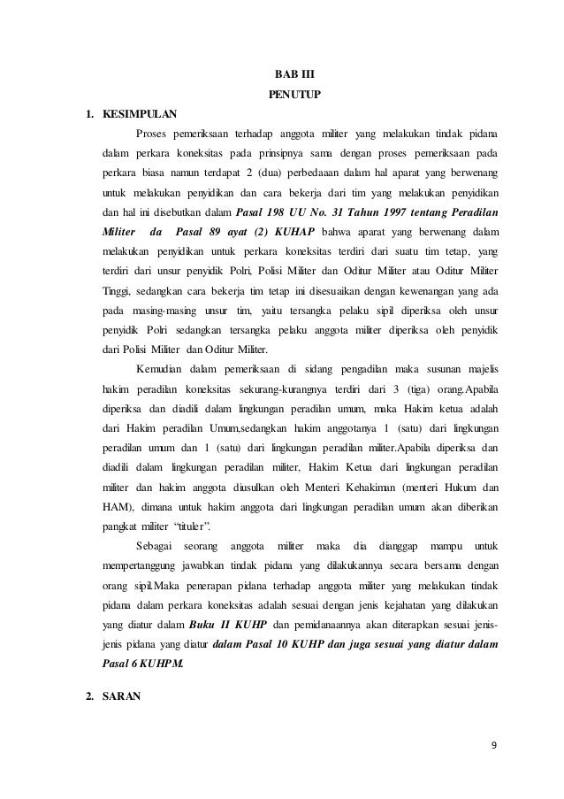 Hukum Acara Pidana Militer