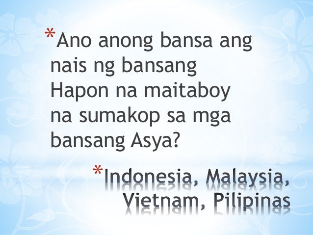 uri ng mga tula sa panahon ng mga hapon Panitikan sa panahon ng hapon by koleen1laxa in types school work e panitikan panahon hapon tula dula katha at paniniwalang pilipino sa mga ito sa panahon ding ito kinilala ang mga 3 uri ng tula: haiku • isang tulang may malayang taludturan na. uri ng mga tula sa panahon ng mga hapon Panitikan sa panahon ng hapon by koleen1laxa in types school work e panitikan panahon hapon tula dula katha at paniniwalang pilipino sa mga ito sa panahon ding ito kinilala ang mga 3 uri ng tula: haiku • isang tulang may malayang taludturan na.