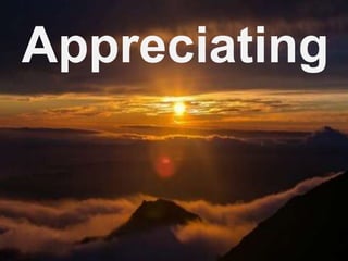 Appreciating
