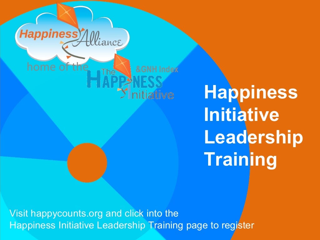 Happiness Initiative Leadership Training Brochure