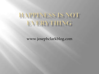 www.josephclarkblog.com
 
