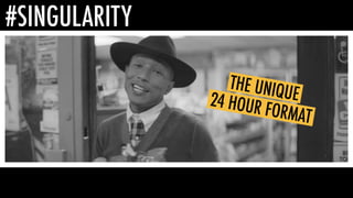 #SINGULARITY
THE UNIQUE24 HOUR FORMAT
 