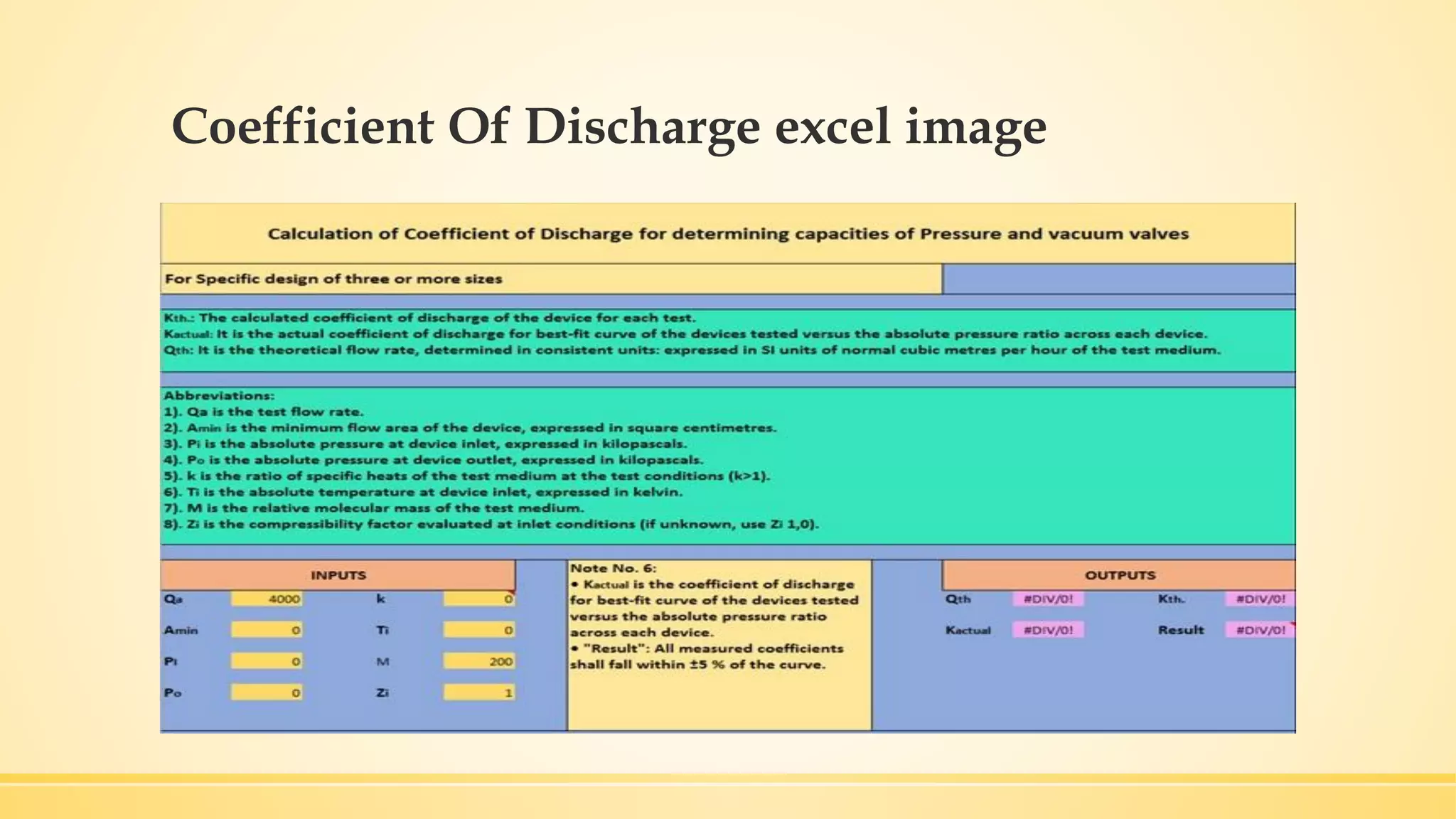 Design calculations of venting in atmospheric and low pressure storage