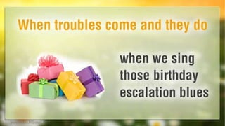 Happy birthday Escalation Blues