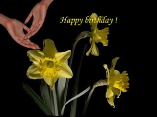 Happy birthday ! 