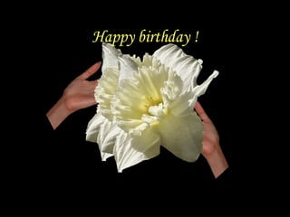 Happy birthday ! 