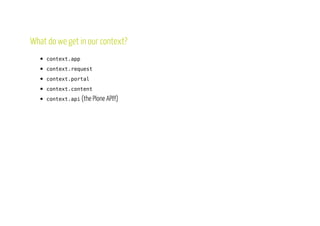Is it secure?
Python scripts are executed by
zope.security.untrustedpython.
All the regular security stack is applied, like:
current user privileges,
CSRF policy (@PostOnlyfor instance).
 