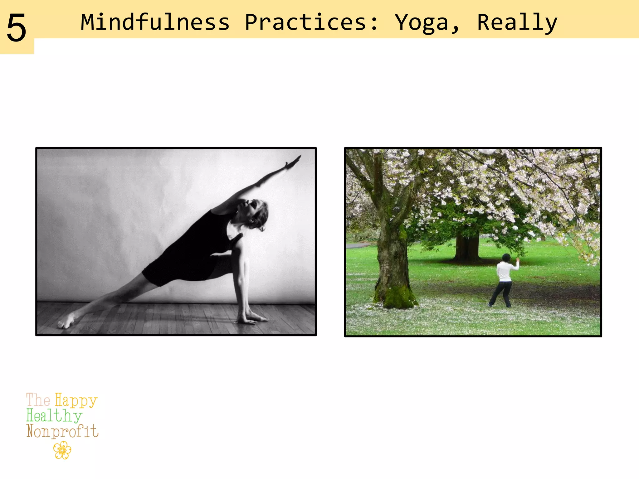 Mindfulness Practices: Yoga, Really5
 