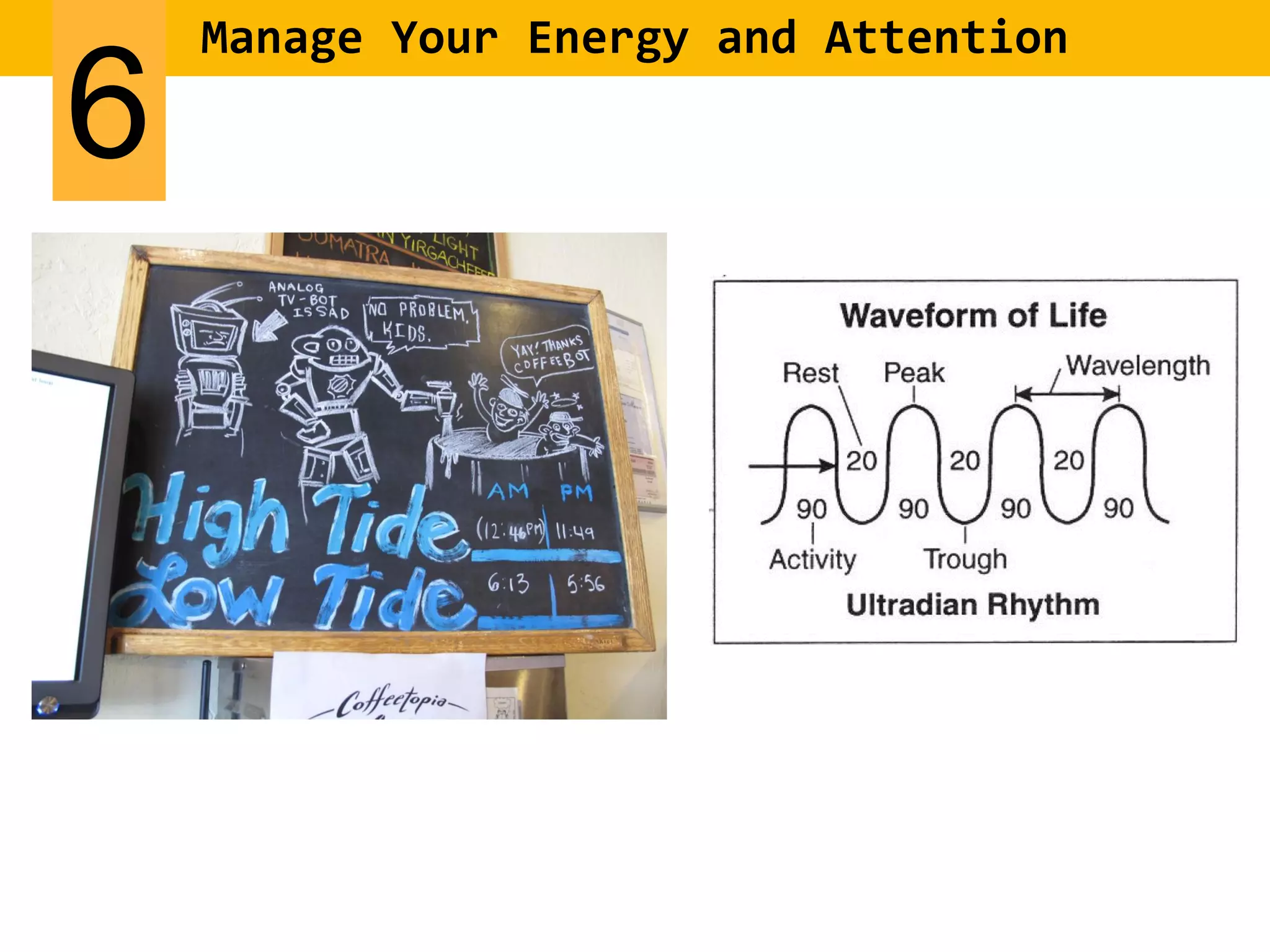 Manage Your Energy and Attention
6
 