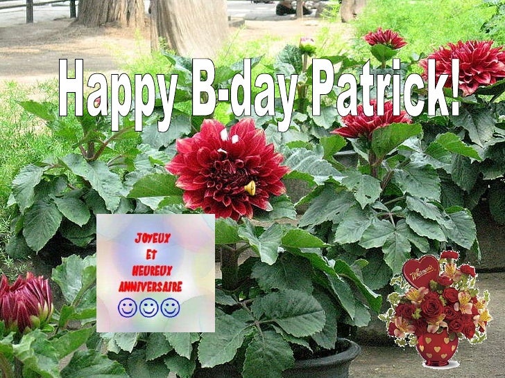 Happy B-day Patrick! 