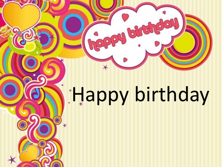 happy birthday powerpoint slide
