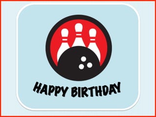 Bowling Happy Birthday Sign or Banner