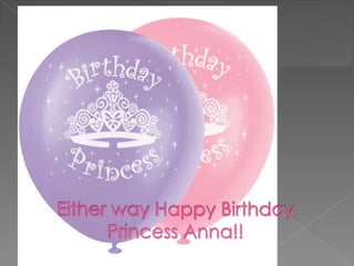 Happy Birthday Anna