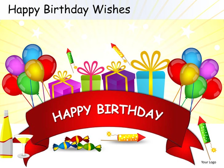 Happy birthday wishes powerpoint presentation templates