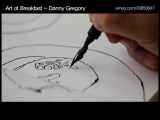 vimeo.com/26850647Art of Breakfast - Danny Gregory
 