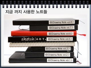 종이,펜 선택
어떤 드로잉 노트와 필기구를 선택할 것인가?
[시작]
 