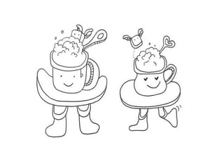 [실습] 카푸치노 그리기
1. 거품
2. 컵
3. 컵받침
4. 다리
5. 설탕
6. 스푼
7. 방울
출처 : 밥장 - 그림 그려보아요
 