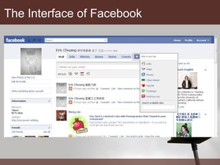 The Interface of Facebook 