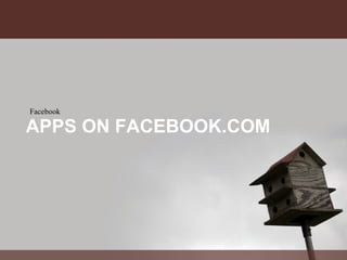 APPS ON FACEBOOK.COM Facebook 