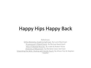 Happy Hips Happy Back
 