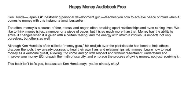 Happy Money Audiobook Free Audiobooks Free Happy Money Audiobook Free Audiobooks Free