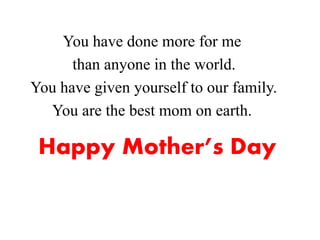 Happy Mother's Day Wishes, Messages & Quotes from Daughter & Son | PPT