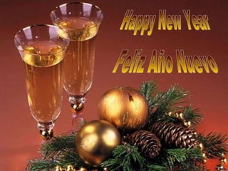 Happy New Year Felíz Año Nuevo 