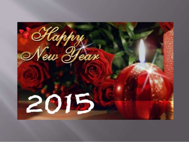 Happy new year 2015 celebration