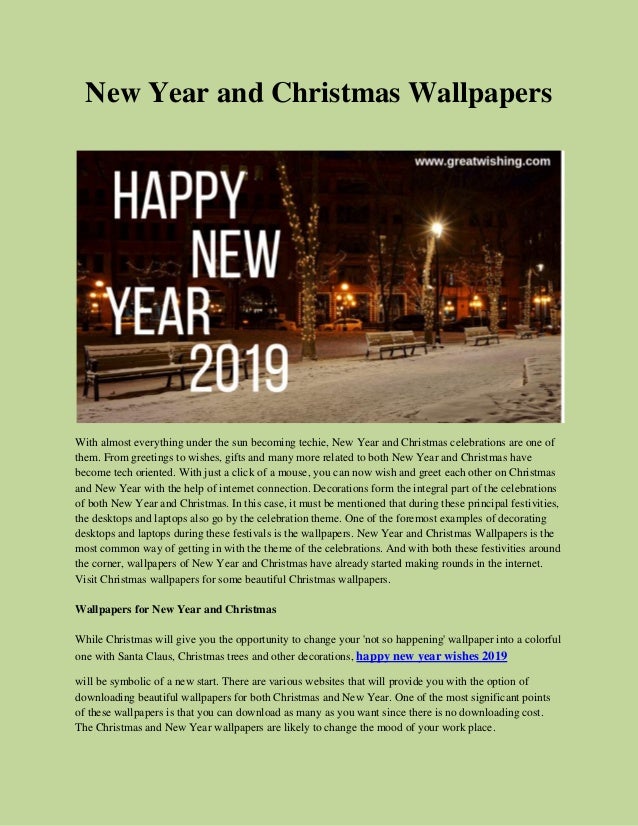 Happy New Year 19 Wallpaper Happy New Year 19 Wallpaper