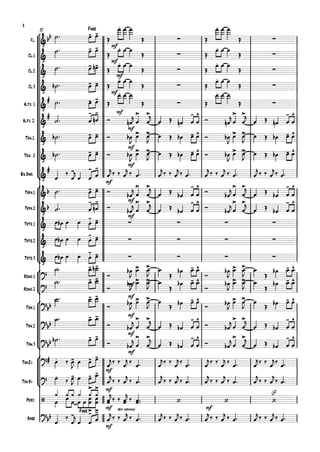 °
¢
°
¢
°
¢
°
¢
°
¢
Fl.
Cl.1
Cl.2
Cl.3
Alto 1
Alto 2.
Ten.1.
Ten. 2
Sx.Bari.
Trpa.1
Trpa.2
Trte.1
Trte.2
Trte.3
Bdno.1
Bdno.2
Tbn.1
Tbn.2
Tbn.3
Tba.Eb
Tba.Bb
Perc.
Base
mf
32
mf
mf
mf
mf
mf
mf
mf
mf
mf
mf
mf
mf
mf
mf
mf
mf
mf
mf mf
mf
&bb - -
.
∑
.
∑
Fine
&
- - .
∑
.
∑
&
- - .
∑
.
∑
&
- -
.
∑
.
∑
&
# - -
.
∑
.
∑
&
# - - > > - ^ > > - ^
&
- - > > - ^ > > - ^
&
- - > > - ^ > > - ^
&
# . - - -
&b - - > > - ^ > > - ^
&b
- - > > - ^ > > - ^
& ∑ ∑ ∑ ∑.- -
& ∑ ∑ ∑ ∑.- -
& ∑ ∑ ∑ ∑.- -
?
- - > > - ^ > > - ^
?
- - > > - ^ > > - ^
?
bb
- -
> > - ^ > > - ^
?
bb
- - > > - ^ > > - ^
?bb
- - > > - ^ > > - ^
?# . - - -
? . - - -
/
> >
‘ ‘ ‘
(4)
> >
?bb . - - - sem harmonia
Fine
˙™ œ œ Œ
œ œ œ
Œ Œ
œ œ œ
Œ
˙™ œ œ
Œ
œ œ œ
Œ Œ
œ œ œ
Œ
˙™ œ œn Œ
œ œ œ
Œ Œ
œ œ œ
Œ
˙b ™ œ œ Œ
œ œ œ
Œ Œ
œ œ œ
Œ
˙™ œ œ Œ
œ œ œ
Œ Œ
œ œ œ
Œ
˙™ œ œn Ó œn
j œ œ
j
œ Œ œn œ œ Ó œn
jœ œ
j
œ Œ œn œ œ
˙b ™ œ œ Ó œb
J
œ œ
J
œ Œ œb œ œ Ó œb
J
œ œ
J
œ Œ œb œ œ
˙b ™ œ œ Ó œb
J
œ œ
J
œ Œ œb œ œ Ó œb
J
œ œ
J
œ Œ œb œ œ
œ
‰
œ
j
œ œ œ œ
j‰ ‰ œ
j ‰ œ™ œ
j‰ ‰ œ
j‰ œ™ œ
j‰ ‰ œ
j ‰ œ™ œ
j‰ ‰ œ
j‰ œ™
˙™ œ œ Ó
œb
j
œ œ
j
œ Œ
œb œ œ Ó
œb
j
œ œ
j
œ Œ
œb œ œ
˙™ œ œn Ó
œb
j
œ œ
j
œ Œ
œb œ œ Ó
œb
j
œ œ
j
œ Œ
œb œ œ
œ œb œ œ œ œ
œ œb œ œ œ œ
œ œb œ œ œ œ
˙™ œ œn
Ó
œb
J
œ œ
J
œ
Œ
œb œ œ
Ó
œb
J
œ œ
J
œ
Œ
œb œ œ
˙™ œ œ
Ó
œb
J
œ œ
J
œ
Œ
œb œ œ
Ó
œb
J
œ œ
J
œ
Œ
œb œ œ
˙™ œ œ
Ó œb
J
œ œ
J
œ
Œ œb œ œ
Ó œb
J
œ œ
J
œ
Œ œb œ œ
˙™ œ œ
Ó œb
j
œ œ
j
œ Œ œb œ œ Ó œb
j
œ œ
j
œ Œ œb œ œ
˙b ™ œ œ
Ó œb
j œ œ
j
œ Œ œb œ œ Ó œb
jœ œ
j
œ Œ œb œ œ
œ ‰ œ
J
œ œ œ
œ
j‰ ‰
œ
j ‰
œ™ œ
j‰ ‰
œ
j‰
œ™ œ
j‰ ‰
œ
j ‰
œ™ œ
j‰ ‰
œ
j‰
œ™
œ ‰ œ
J
œ œ œ
œ
j
‰ ‰ œ
j
‰ œ™ œ
j
‰ ‰ œ
j
‰ œ™ œ
j
‰ ‰ œ
j
‰ œ™ œ
j
‰ ‰ œ
j
‰ œ™
œ
¿
œ
œ
¿ ¿ O ¿ ¿
œœ
j
‰ ‰ œœ
j
‰ œœ™™œ œ
œ
œ
œ
œ
œ
‰
œ
j
œ œ œ œ
j‰ ‰ œ
j ‰ œ™ œ
j‰ ‰ œ
j‰ œ™ œ
j‰ ‰ œ
j ‰ œ™ œ
j‰ ‰ œ
j‰ œ™
8
 
