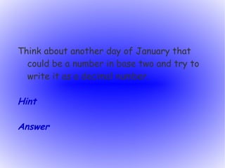 Try to calculate them, by using  each digit of 2011 and the signs +, -, x and / once . For instance, 2 = 2 + 0x1x1 