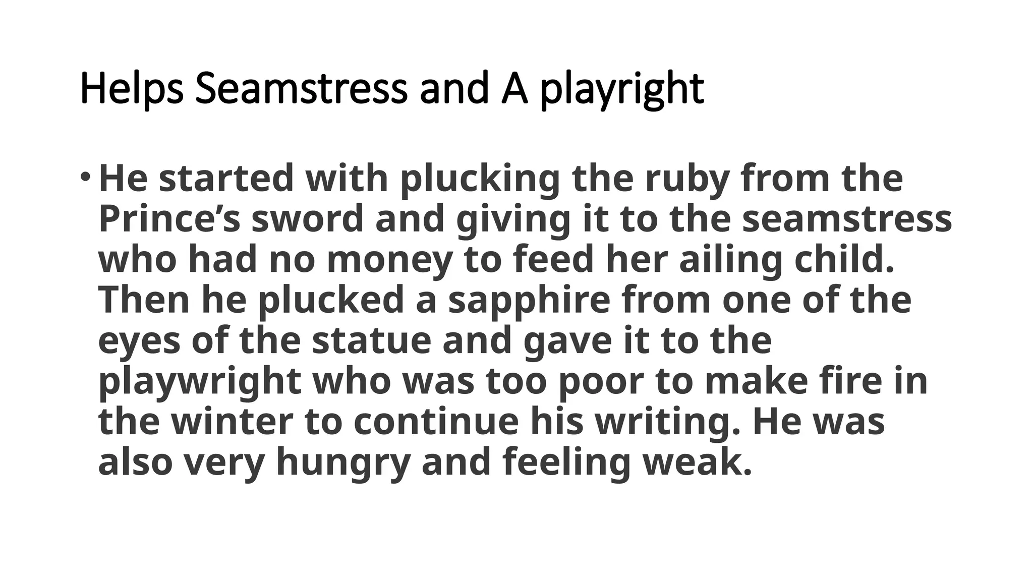 Happy Prince class 9.pptx English slide show | PPTX