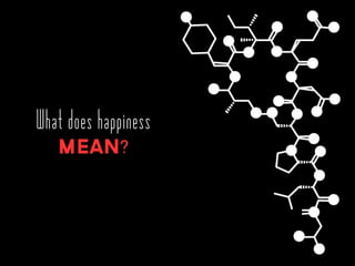 What does happiness
Mean?
 