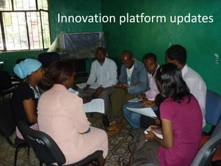 Innovation platform updates
 
