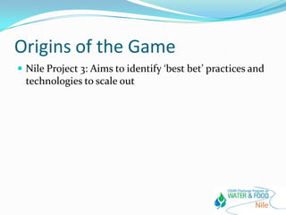 The ‘happy strategies’ game: Matching land and water interventions with landscape needs