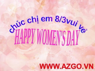 Happy woment's day 2012