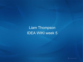 Haptic Technologies Liam Thompson IDEA WIKI week 5 