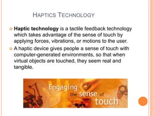 Haptic technology