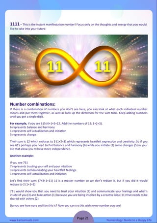 Numerology guide to a happy life (ebook) | PDF