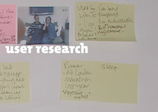 Plot for Media Sandbox
user research