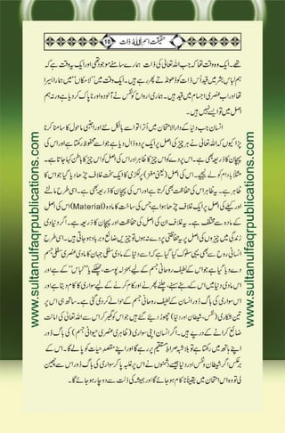 Haqeeqat e Ism e Allah Zaat