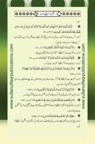 Haqeeqat e Ism e Allah Zaat