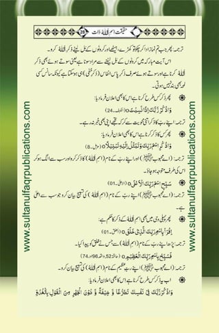 Haqeeqat e Ism e Allah Zaat