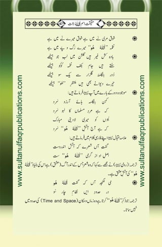 Haqeeqat e Ism e Allah Zaat