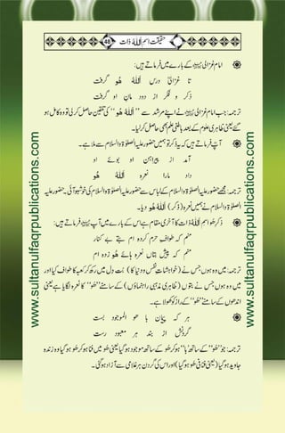 Haqeeqat e Ism e Allah Zaat