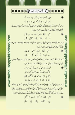 Haqeeqat e Ism e Allah Zaat