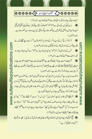 Haqeeqat e Ism e Allah Zaat