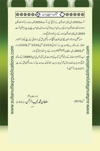 Haqeeqat e Ism e Allah Zaat