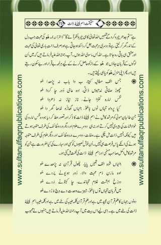 Haqeeqat e Ism e Allah Zaat